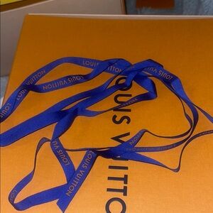 Authentic Louis Vuitton Blue Ribbon